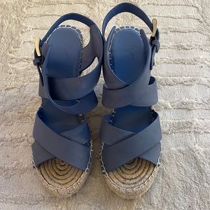Joie blue espadrille heels